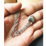 ( color do not fade ) Women Jewelry stainless steel Padlock Necklace punk hiphop rock lock men Necklace Friendship gifts di067