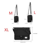 Men Small Square Single Shoulder Bag Mini Hip Hop Style Mobile Phone Casual Crossbody Bags For Women Pouch Travel Wallet Handbag