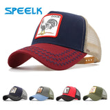 Speelk Casual Mesh Caps Women Lovely Animal Baseball Cap Unisex Snapback Hats Men Summer Hip-pop Visors Hat Casquette Wholesale