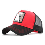 Speelk Casual Mesh Caps Women Lovely Animal Baseball Cap Unisex Snapback Hats Men Summer Hip-pop Visors Hat Casquette Wholesale