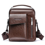Top Quality Man Bag Leather Crossbody Bags For Men Messenger Bag Small Male Shoulder Bags Vintage Style sac a main WBS510