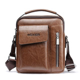 Top Quality Man Bag Leather Crossbody Bags For Men Messenger Bag Small Male Shoulder Bags Vintage Style sac a main WBS510