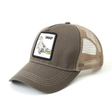 Embroidery Mesh Animal Farm Baseball Caps Men Women Snapback Hip Hop Hat Summer Breathable Sun Unisex Adjustable Baseball Cap