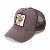 Embroidery Mesh Animal Farm Baseball Caps Men Women Snapback Hip Hop Hat Summer Breathable Sun Unisex Adjustable Baseball Cap