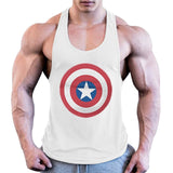 Batman Bodybuilding Stringer Tank Top Mens Fitness Singlets Cotton Sleeveless shirt Workout Sportwear Undershirt gym Clothing