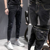 2019 Spring and Summer Casual Trend New Spirit Guy Men's Pants Trend Slim Feet Jeans Men Comfortable Loose Stretch Pants