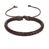 2019 Newest Design High Quality Multi-layer Leather Bracelets Charm Men Anchor Bracelet Jewelry Party Fine Gift Male Pulseira