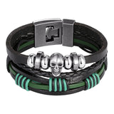 2019 Newest Design High Quality Multi-layer Leather Bracelets Charm Men Anchor Bracelet Jewelry Party Fine Gift Male Pulseira