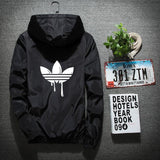 2019 men's spring and autumn print jacket men's military supplies jacket jacket men's hooded thin windproof waterproof jacket