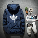 2019 men's spring and autumn print jacket men's military supplies jacket jacket men's hooded thin windproof waterproof jacket