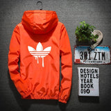 2019 men's spring and autumn print jacket men's military supplies jacket jacket men's hooded thin windproof waterproof jacket