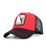 Bros COCK Animal Print Cap Women Men Snapback Baseball Hat Trucker Tiger Adjustable Farm Regolabile Caps
