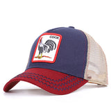 Bros COCK Animal Print Cap Women Men Snapback Baseball Hat Trucker Tiger Adjustable Farm Regolabile Caps