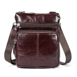 Westal Shoulder Messenger Women Men Bag Genuine Leather Office Work Business Briefcase For Handbag Male Female Portafolio Retro