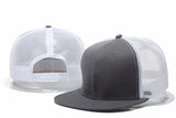 Fashion Casual Unisex Woman Man Plain Fitted Flat Bill Cap Visor Baseball Basic New Blank Solid Hat Sport Color