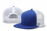 Fashion Casual Unisex Woman Man Plain Fitted Flat Bill Cap Visor Baseball Basic New Blank Solid Hat Sport Color