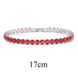 UMODE Fashion Charm Tennis Bracelets For Women Men Colorful Zirconia Jewelry Box Chain Braclets Gifts Pulseira Feminina AUB0097