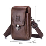 Hot Mens Leather Small Messenger Bag Satchels Multifunctional Messenger Shoulder Bag Genuine Leather Crossbody Bags Dropshipping