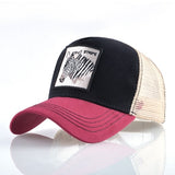 Baseball Caps men Breathable Mesh Snapback caps Unisex sun hat for women bone Hip Hop cap 8 Kinds of embroidery animal