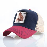 Baseball Caps men Breathable Mesh Snapback caps Unisex sun hat for women bone Hip Hop cap 8 Kinds of embroidery animal