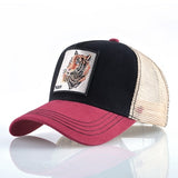 Baseball Caps men Breathable Mesh Snapback caps Unisex sun hat for women bone Hip Hop cap 8 Kinds of embroidery animal