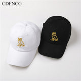 2019 Fashion Trendy Pop Hip Hop Baseball Cap Embroidery Owl Sun Dad Hat for Men Women Streetwear Outdoor Caps Casquette Gorras