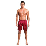 Men Pajama Shorts Sleep Bottoms Solid Lounge Short Pants Soft Summer Sleeping Shorts Home Pajama Pants Underwear Plus Size