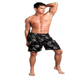 Men Pajama Shorts Sleep Bottoms Solid Lounge Short Pants Soft Summer Sleeping Shorts Home Pajama Pants Underwear Plus Size