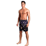 Men Pajama Shorts Sleep Bottoms Solid Lounge Short Pants Soft Summer Sleeping Shorts Home Pajama Pants Underwear Plus Size