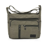 HOT Men Canvas Crossbody Bags Single Shoulder Bags Travel Casual Handbags message bags Solid Zipper Schoolbags for Teenagers