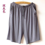 XL-XXXXL Men Male Cotton Pajama Pants At Home Underwear Fashion Shorts Summer Nightgown Lounge Pants Casual Nature Beach Pants