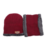 2019 new winter fashion casual knit hat men plus velvet thick warm cap outdoor windproof cold hats