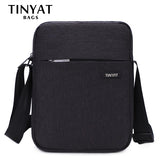 TINYAT Men's Bags Shockproof Men Shoulder bags for 9.7' pad Travel Crossbody bags Canvas men's Buiness Shoulder Bag Waterproof