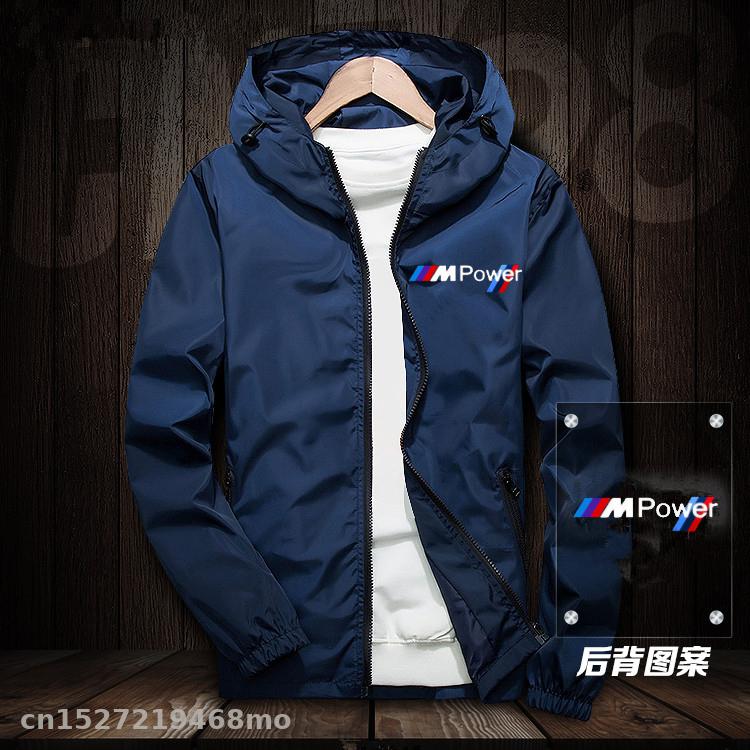 Motorcycle for bmw Jacket Windproof Jacket Mobike Riding Hooded Suit Windbreaker Sweatshirts Racing zipper Coat