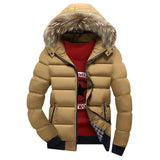 New autumn and winter men's casual fashion cotton jacket cotton youth tide men's thick cotton clothes detachable cap MY132