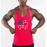 Brand Just Gym Clothing Mens bodybuilding stringer tank top fitness mens muscle vest Y back Sleeveless shirt sporting singlets