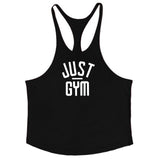 Brand Just Gym Clothing Mens bodybuilding stringer tank top fitness mens muscle vest Y back Sleeveless shirt sporting singlets