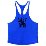 Brand Just Gym Clothing Mens bodybuilding stringer tank top fitness mens muscle vest Y back Sleeveless shirt sporting singlets