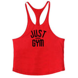 Brand Just Gym Clothing Mens bodybuilding stringer tank top fitness mens muscle vest Y back Sleeveless shirt sporting singlets