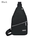 Men Waterproof  Bags Fashion Outdoor Male Crossbody Bag with  Interface Fashion Sports  Packs Anti-theft