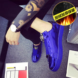 2019 Winter Men's Vulcanize Shoes Korean fashion Joker tide social spirit guy plus velvet cotton men shoes sneakers Yasilaiya