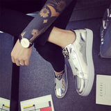 2019 Winter Men's Vulcanize Shoes Korean fashion Joker tide social spirit guy plus velvet cotton men shoes sneakers Yasilaiya