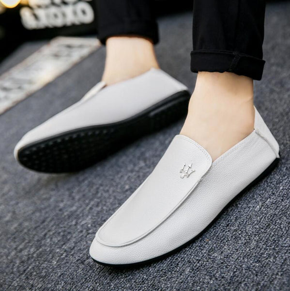 Spring and summer men's men's shoes social guy casual shoes tide shoes peas shoes men's lazy shoes set foot a foot suede