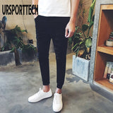 URSPORTTECH Cotton Skinny Jeans Men Pencil Pants Hole Cool Trousers for Guys 2019 Summer Fashion Ripped Jeans for Men Plus Size
