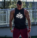 Gym Deltoid Cotton Gym Tank Tops Men Sleeveless Tanktops For Boys Bodybuilding Clothing Undershirt Fitness Stringer workout Vest