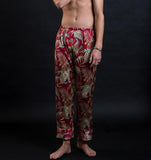 Silky Men's Rayon Summer Shorts Leisure Pajamas Pyjamas Male Casual Lounge Short Pants Loose Soft Sleepwear Bottoms