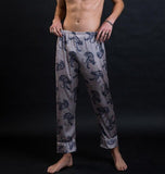 Silky Men's Rayon Summer Shorts Leisure Pajamas Pyjamas Male Casual Lounge Short Pants Loose Soft Sleepwear Bottoms