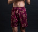 Silky Men's Rayon Summer Shorts Leisure Pajamas Pyjamas Male Casual Lounge Short Pants Loose Soft Sleepwear Bottoms