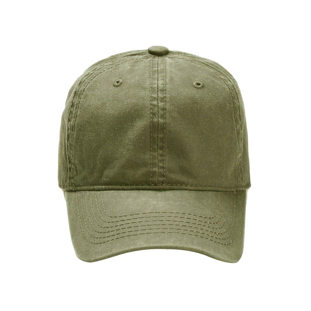 Women and Men Fashion Baseball Caps Solid Color Unisex Adult Baseball Hat (Khaki)