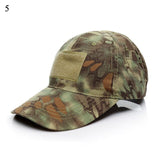 Unisex Camouflage Snapback Military Tactical Hat Patch Army Tactical Baseball Cap Unisex ACU CP Desert Camo Hats For Men Women